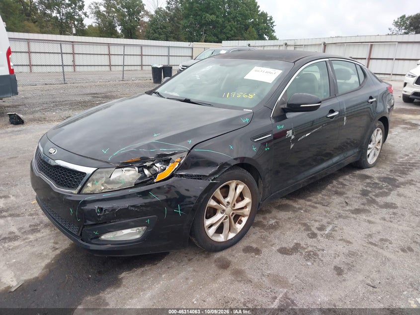 Vin: 5xxgn4a72dg119868, lot: 46814286, kia optima ex 20132