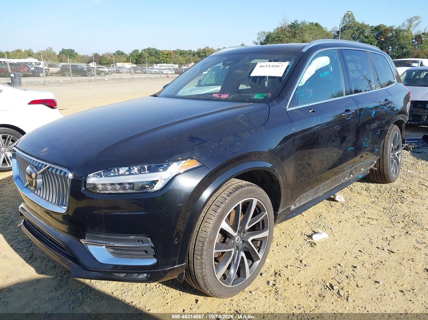 Vin: yv4l12pn9p1910920, lot: 46814290, volvo xc90 b5 plus 20232
