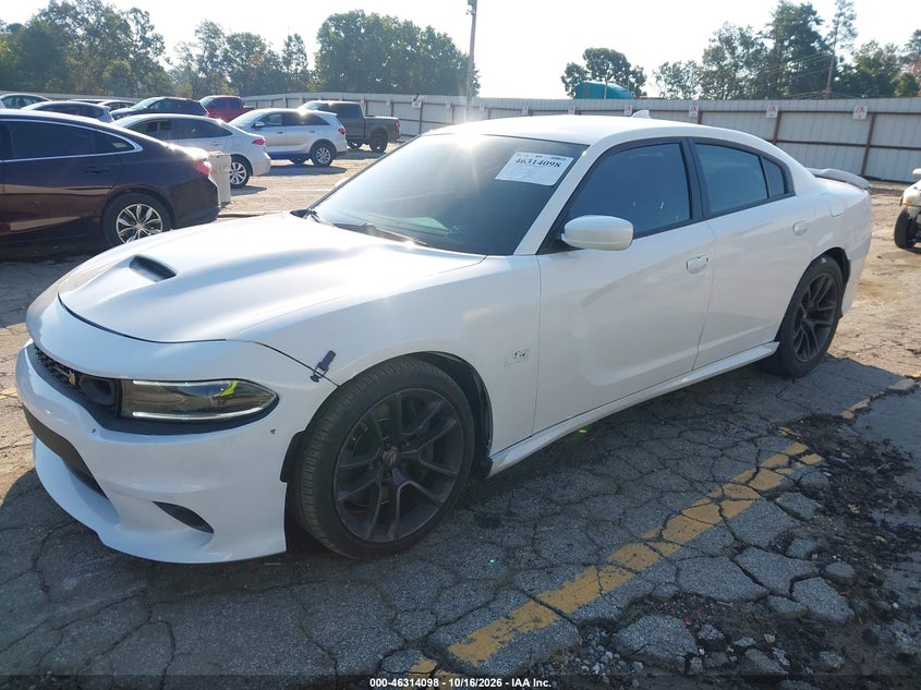 Vin: 2c3cdxgj0kh558779, lot: 46814321, dodge charger scat pack rwd 20192