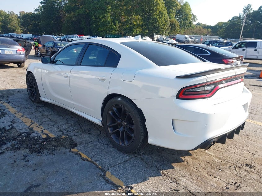 Vin: 2c3cdxgj0kh558779, lot: 46814321, dodge charger scat pack rwd 20193