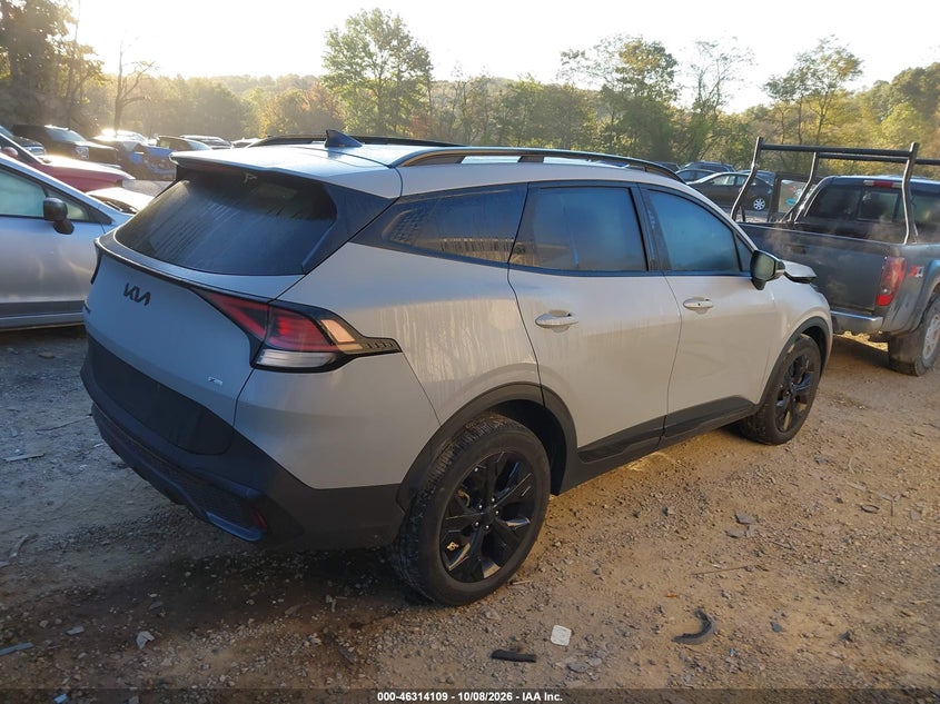 Vin: 5xyk6cdf8sg251479, lot: 46814332, kia sportage x-line 20254