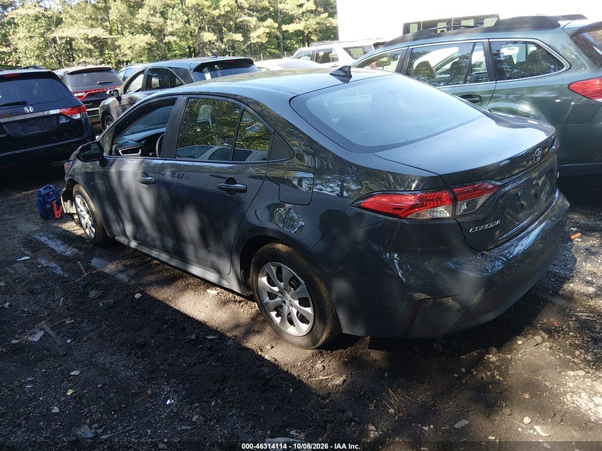 Vin: 5yfb4mde3sp281973, lot: 46814337, toyota corolla le 20253