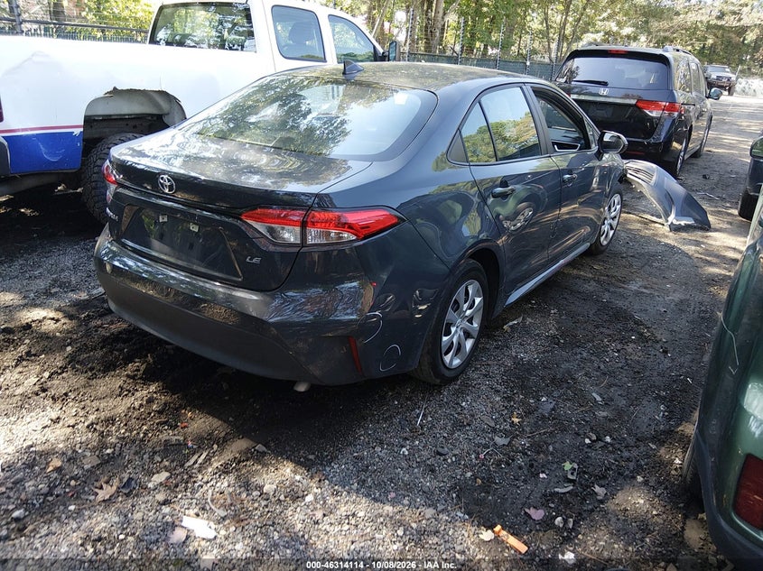 Vin: 5yfb4mde3sp281973, lot: 46814337, toyota corolla le 20254