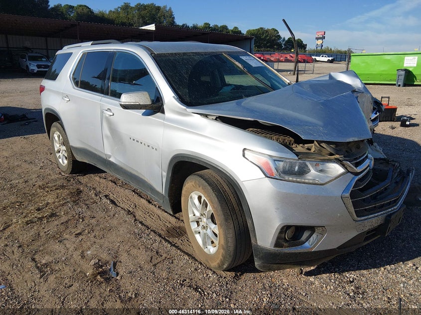 Vin: 1gnergkw5jj206097, lot: 46814339, chevrolet traverse 1lt 20181