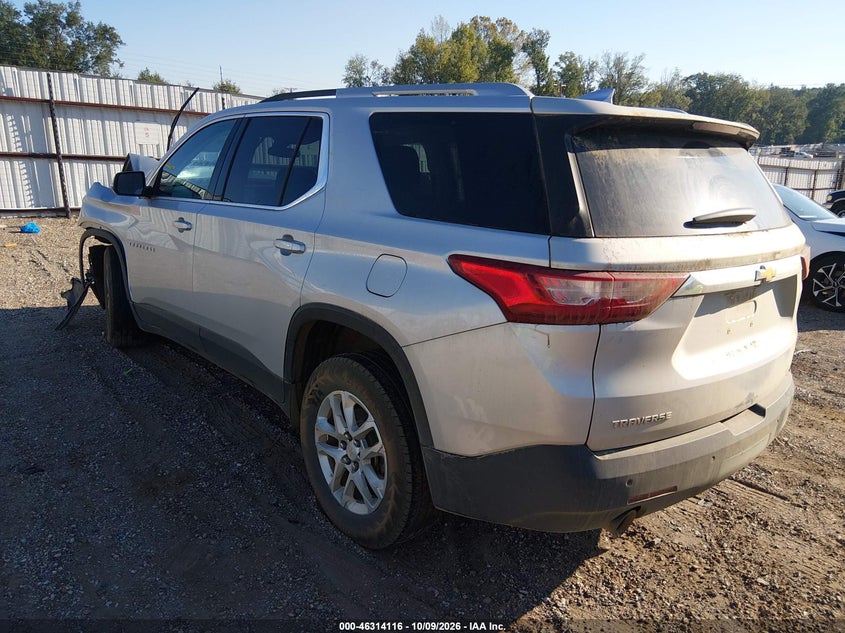 Vin: 1gnergkw5jj206097, lot: 46814339, chevrolet traverse 1lt 20183