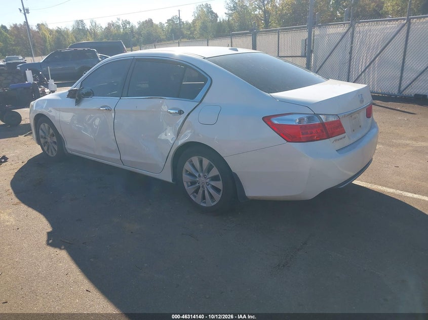 Vin: 1hgcr2f8xea159557, lot: 46814363, honda accord ex-l 20143