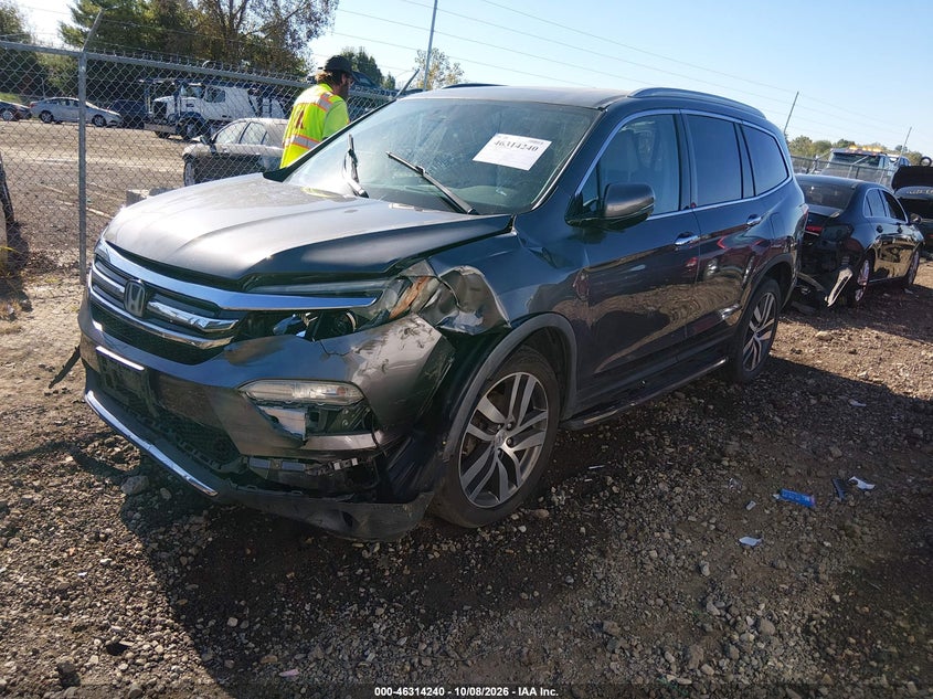 Vin: 5fnyf6h03hb014593, lot: 46814463, honda pilot elite 20172