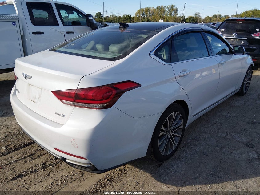 Vin: kmhgn4jexfu100055, lot: 46814465, hyundai genesis 3.8 20154