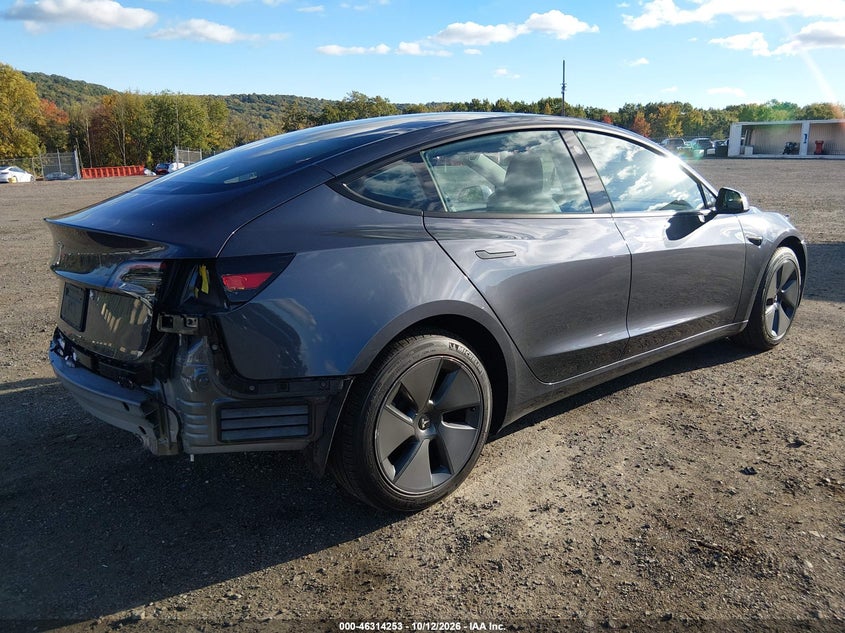 Vin: 5yj3e1ea4pf689820, lot: 46814476, tesla model 3 rear-wheel drive 20234