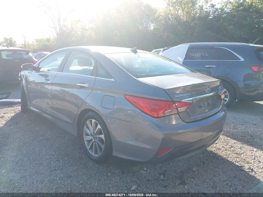 Vin: 5npec4acxeh844988, lot: 46814494, hyundai sonata limited 20143