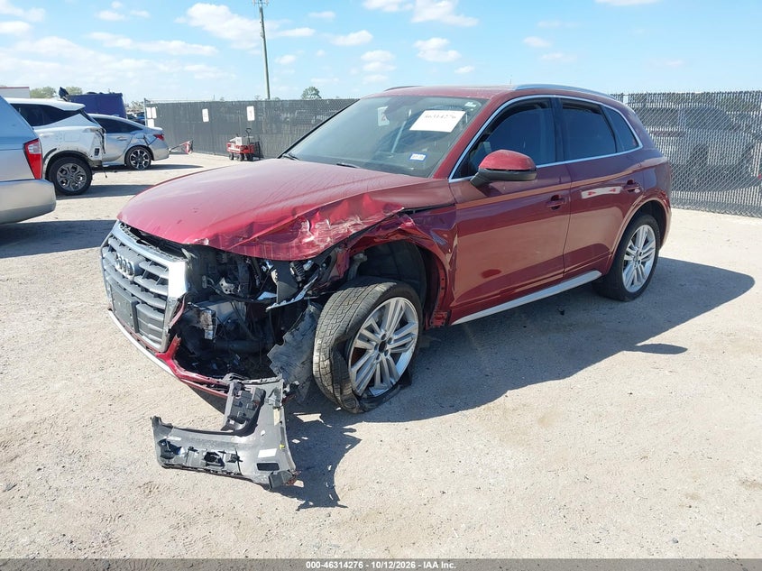 Vin: wa1bnafy6j2022260, lot: 46814499, audi q5 2.0t premium/2.0t tech premium 20182