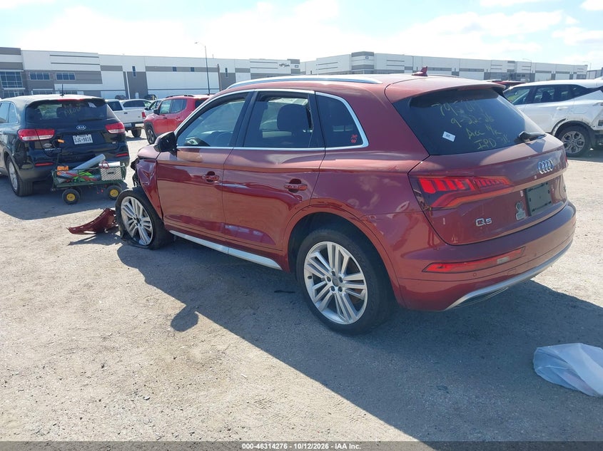 Vin: wa1bnafy6j2022260, lot: 46814499, audi q5 2.0t premium/2.0t tech premium 20183