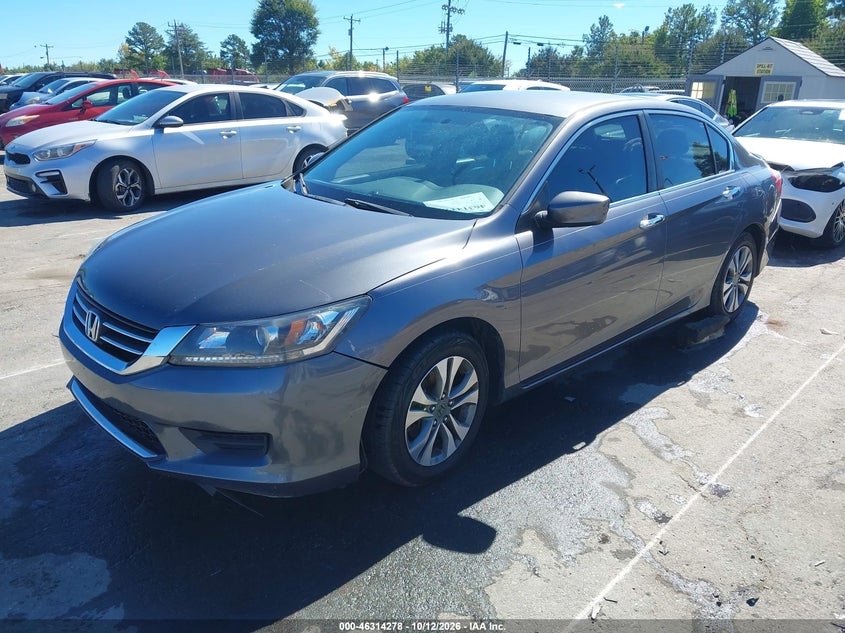 Vin: 1hgcr2f31ea185047, lot: 46814501, honda accord lx 20142