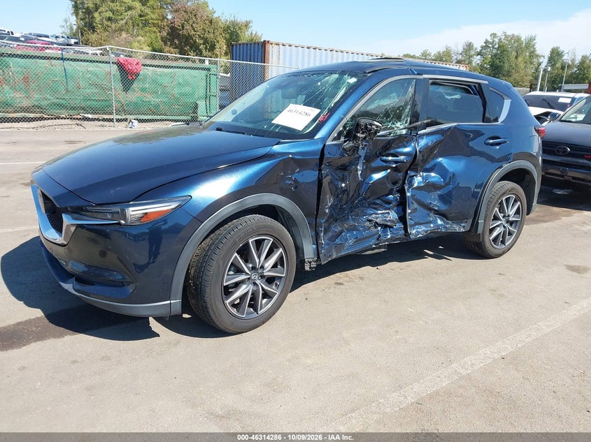 Vin: jm3kfadm2j0306054, lot: 46814509, mazda cx-5 grand touring 20182