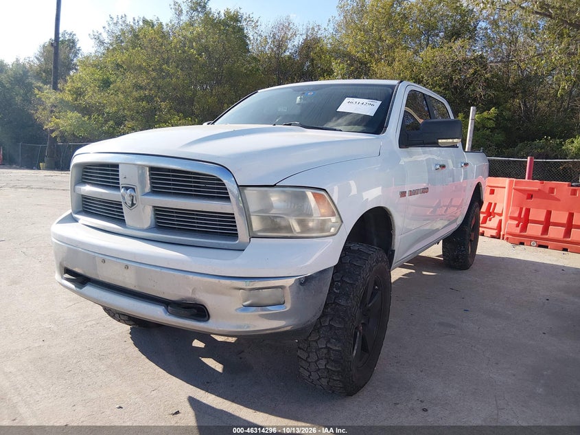 2012 Ram 1500 Slt, Изъятое, IAAI, VIN 1C6RD7LT2CS215177 — фото 2