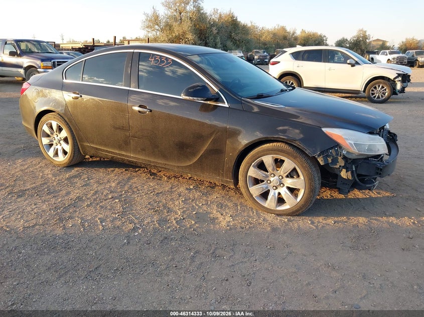 Vin: 2g4gs5ev7d9213366, lot: 46814556, buick regal turbo - premium 1 20131