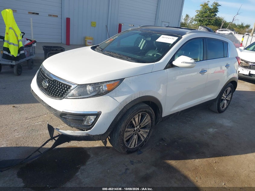 Vin: kndpc3ac8f7746678, lot: 46814559, kia sportage ex 20152