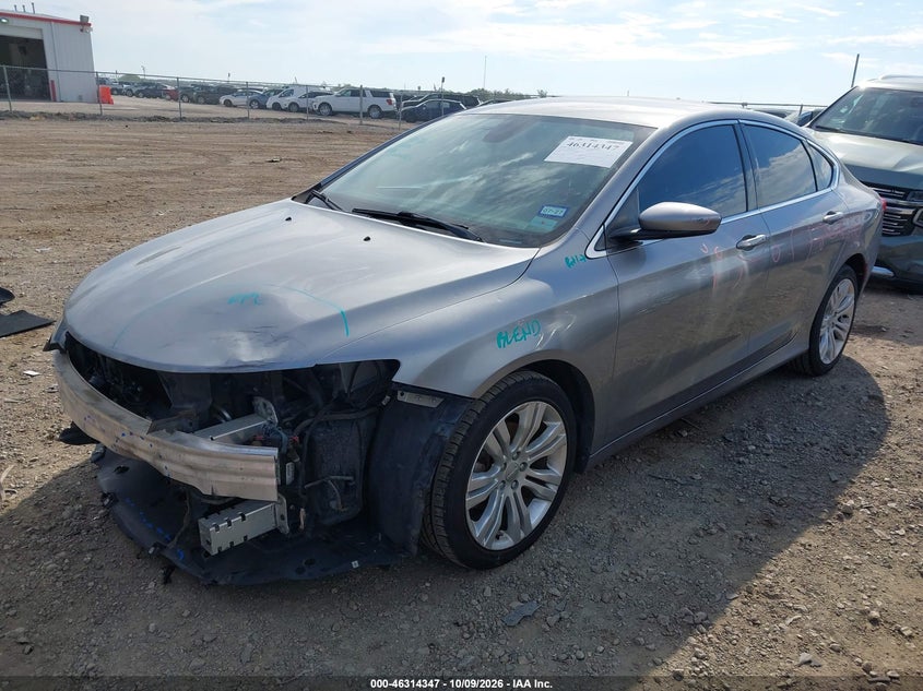 Vin: 1c3cccabxfn738247, lot: 46814570, chrysler 200 limited 20152
