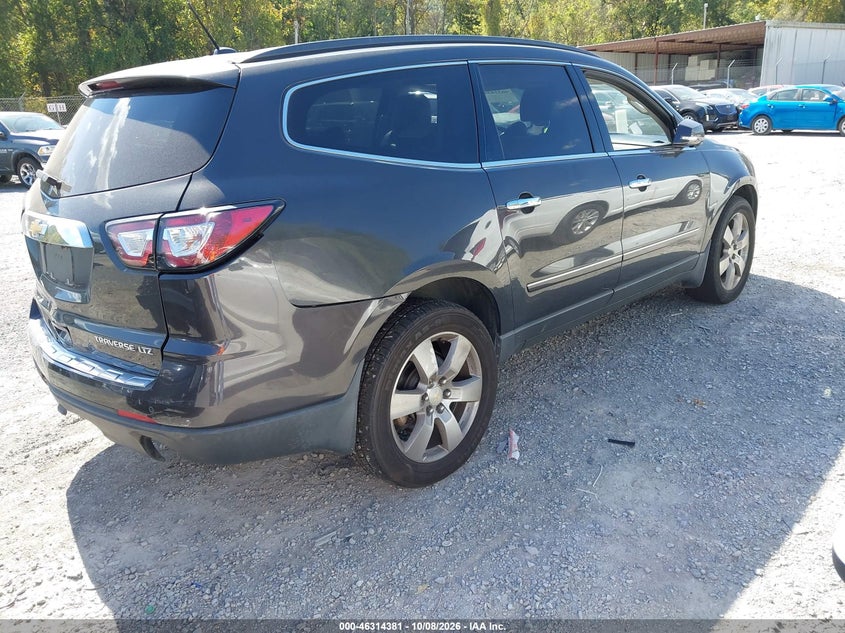 Vin: 1gnkvjkd6fj358679, lot: 46814604, chevrolet traverse ltz 20154