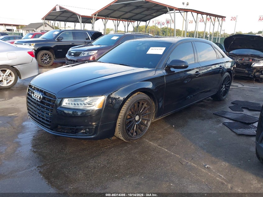 Vin: wau32afd6fn018213, lot: 46814609, audi a8 l 4.0t 20152