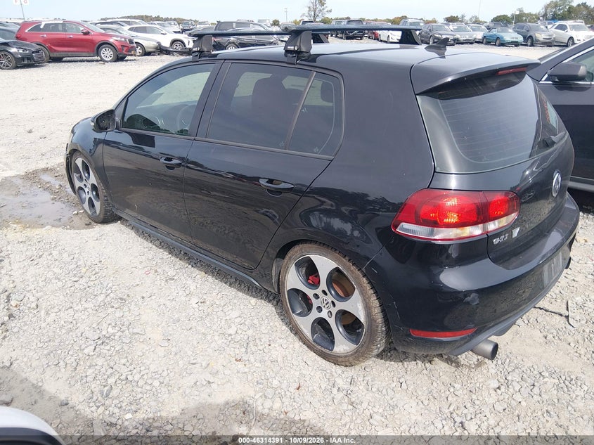 Vin: wvwgv7aj7aw255761, lot: 46814614, volkswagen gti 4-door 20103