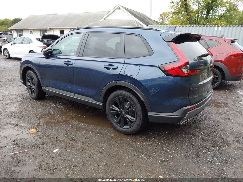 Vin: 7fars6h90te107924, lot: 46814649, honda cr-v hybrid awd sport touring 20263