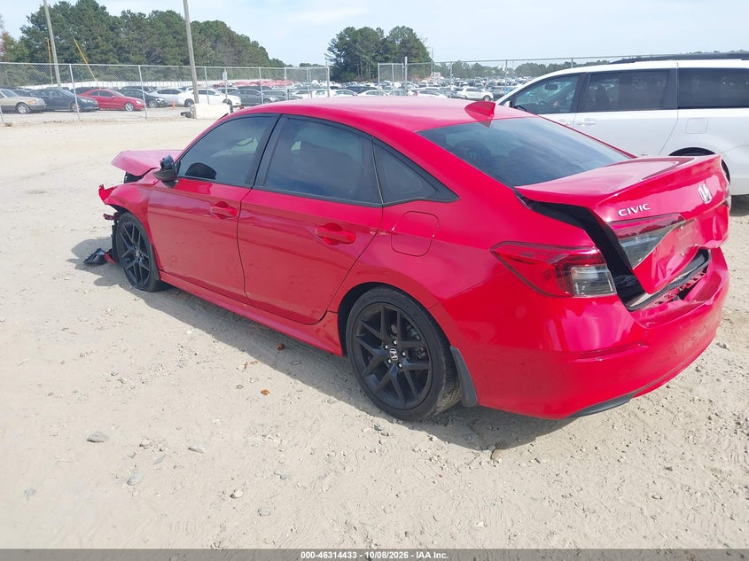 Vin: 2hgfe2f55nh556917, lot: 46814656, honda civic sport 20223