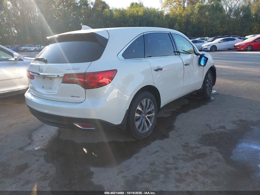 Vin: 5fryd4h60gb013722, lot: 46814692, acura mdx technology   entertainment packages/technology, entertainment   acurawatch plus packages 20164