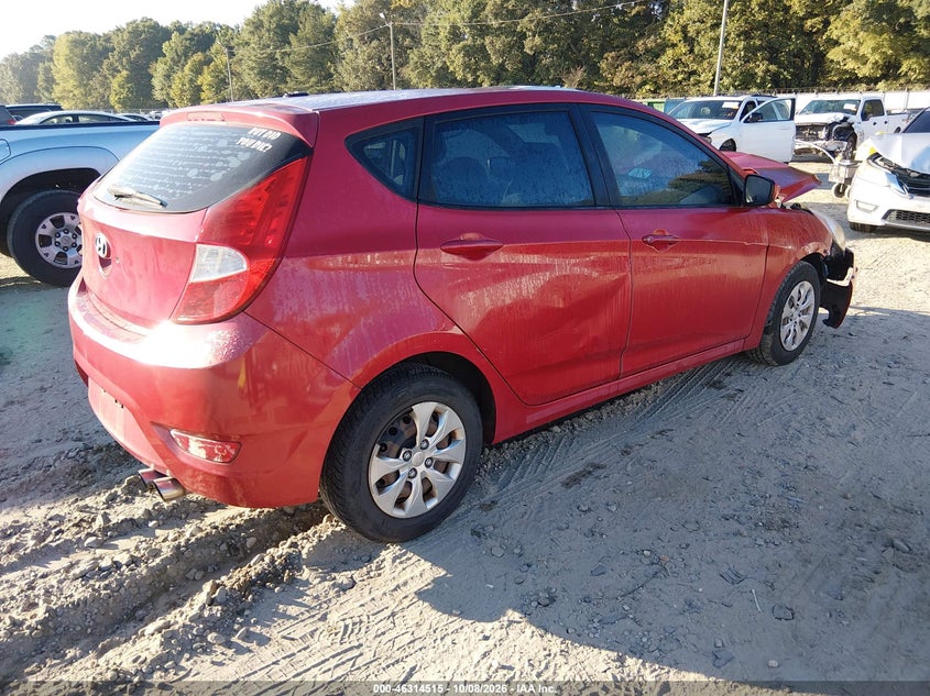 Vin: kmhct5ae1fu207604, lot: 46814738, hyundai accent gs 20154