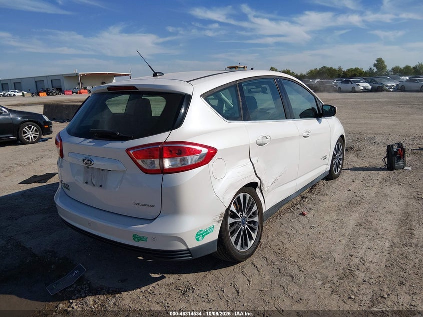 Vin: 1fadp5fu8hl105504, lot: 46814757, ford c-max energi titanium 20174