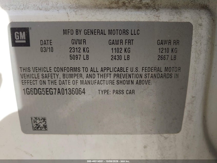 2010 CADILLAC CTS LUXURY · Фото 9