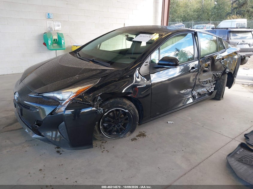 Vin: jtdkbrfu4g3517442, lot: 46814793, toyota prius two 20162