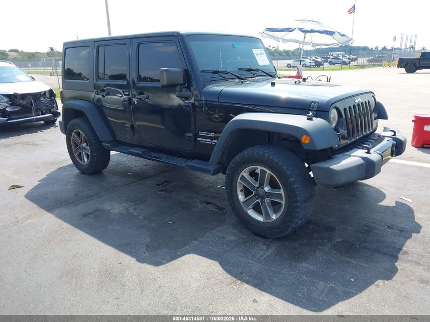 Vin: 1c4bjwdg4gl308331, lot: 46814804, jeep wrangler unlimited sport 2016 img_1