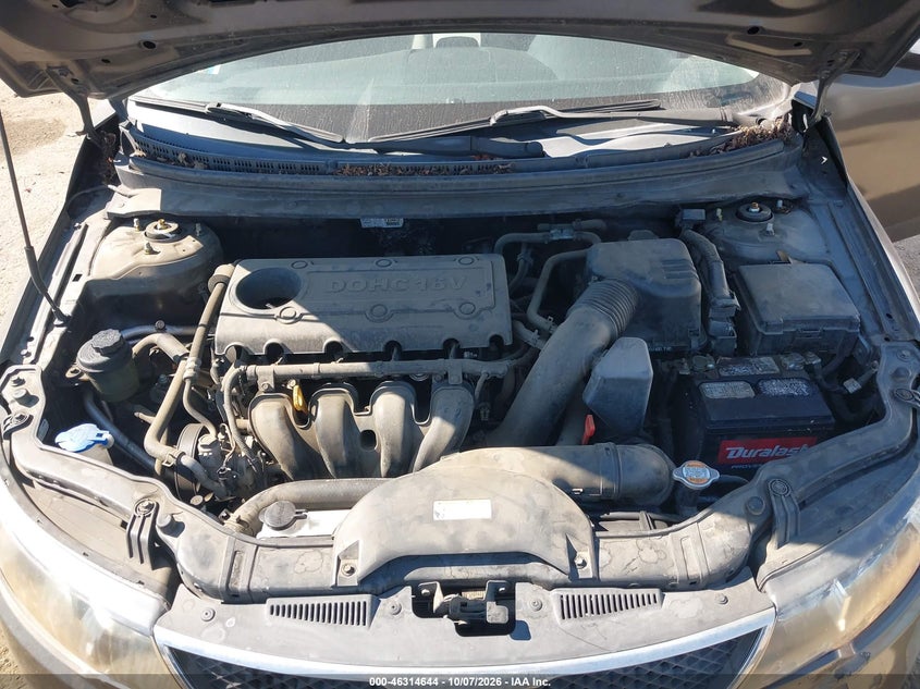 KIA FORTE 2010 VIN KNAFU4A20A5041624
