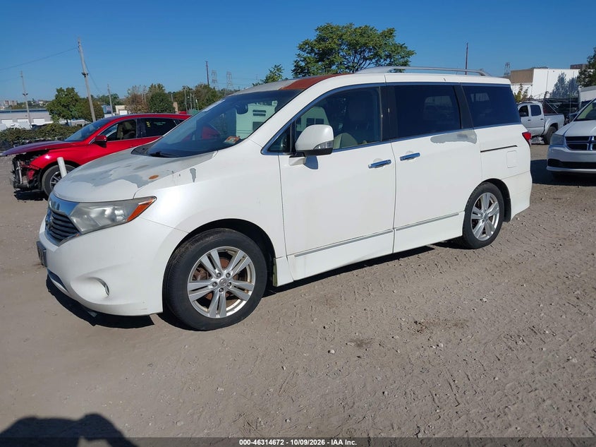 Vin: jn8ae2kp5b9005550, lot: 46814895, nissan quest sl 20112