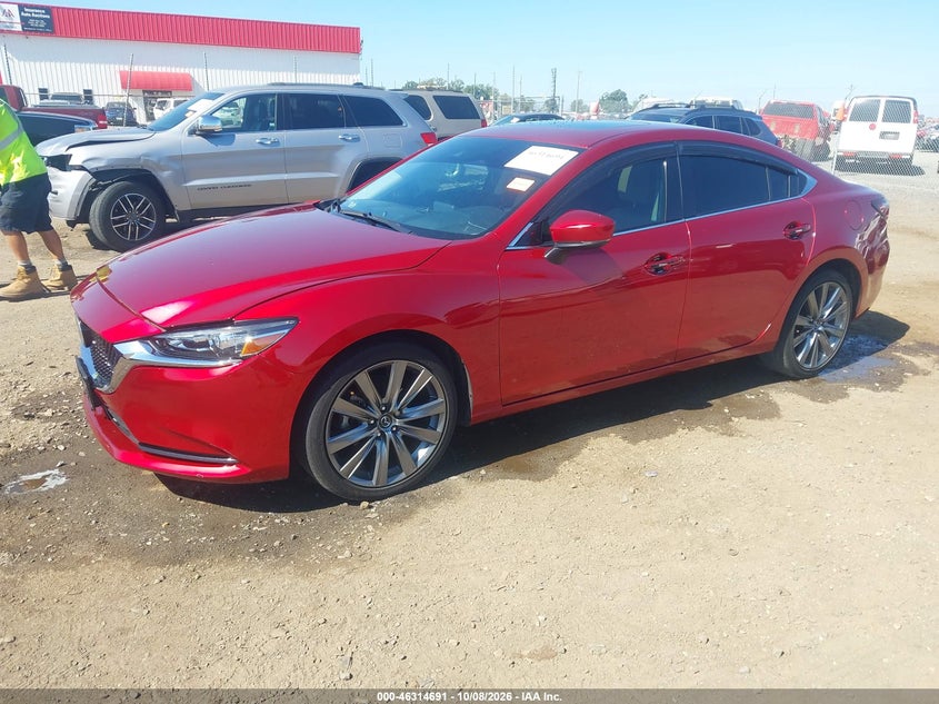 Vin: jm1gl1vm8m1609389, lot: 46814914, mazda mazda6 touring 20212