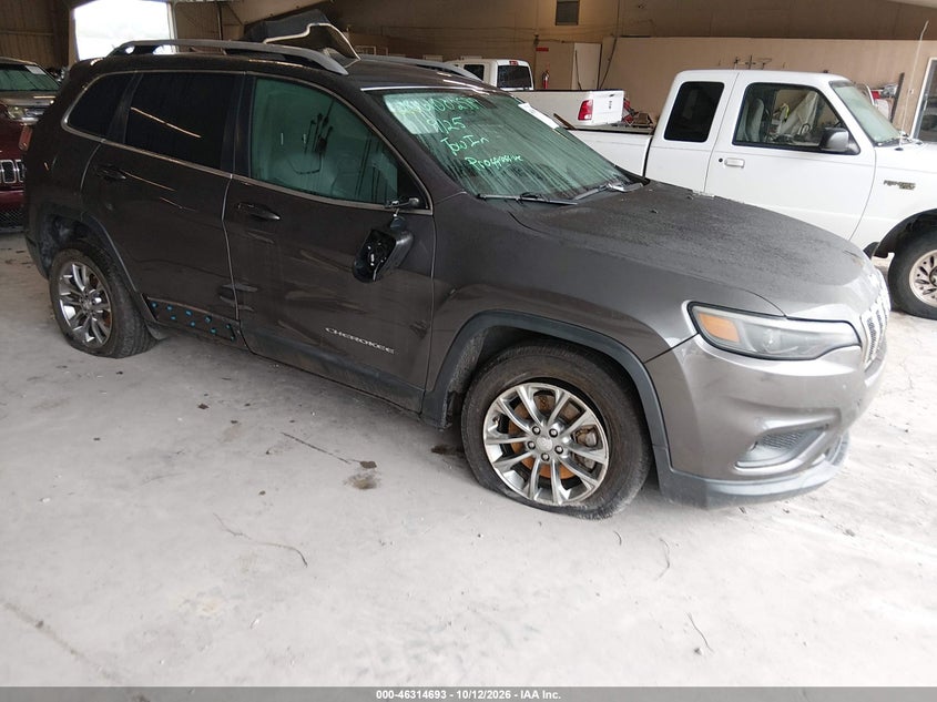 Vin: 1c4pjllb6kd318680, lot: 46814916, jeep cherokee latitude plus fwd 20191