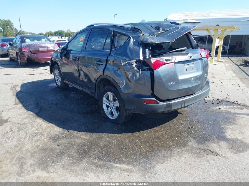 Vin: jtmrfrev9ed049096, lot: 46814939, toyota rav4 xle 20143