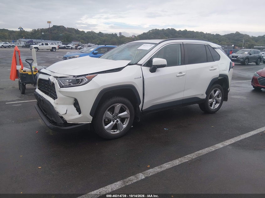Vin: 2t3b6rfv5mw024259, lot: 46814962, toyota rav4 hybrid xle premium 20212