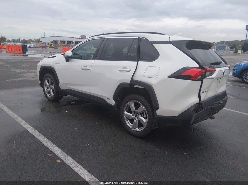 Vin: 2t3b6rfv5mw024259, lot: 46814962, toyota rav4 hybrid xle premium 20213