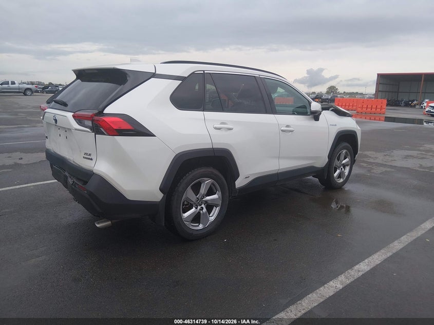 Vin: 2t3b6rfv5mw024259, lot: 46814962, toyota rav4 hybrid xle premium 20214
