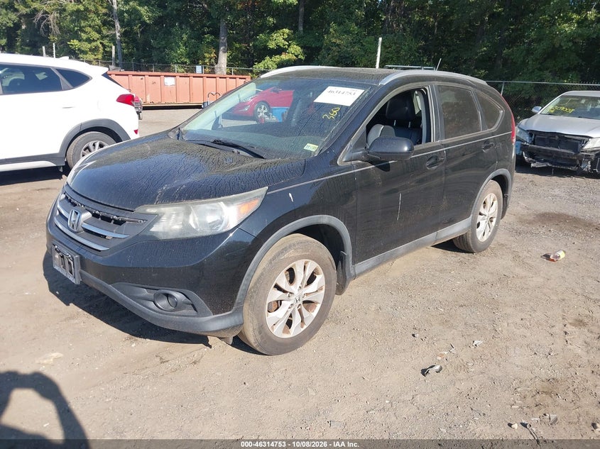 Vin: 2hkrm3h7xdh523906, lot: 46814976, honda cr-v ex-l 20132