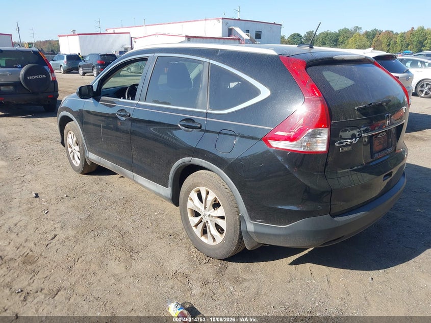 Vin: 2hkrm3h7xdh523906, lot: 46814976, honda cr-v ex-l 20133