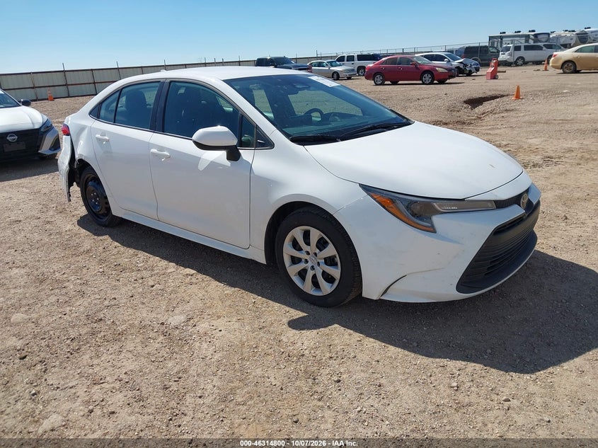 Vin: 5yfb4mde4tp429484, lot: 46815023, toyota corolla le 20261