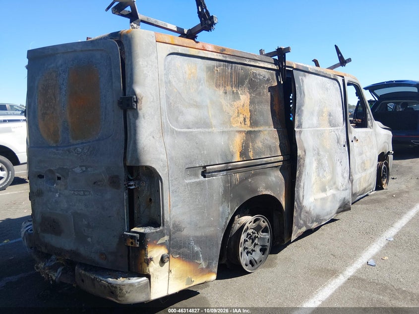 Vin: 1n6af0ky7cn117732, lot: 46815050, nissan nv 2500 nv2500 hd sv v8 20124