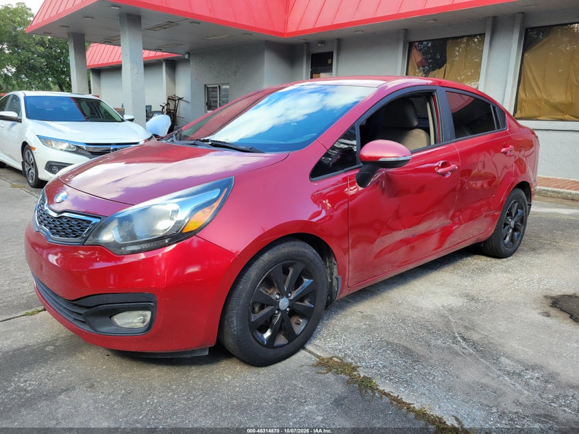 Vin: knadn4a33e6356821, lot: 46815093, kia rio ex 20142