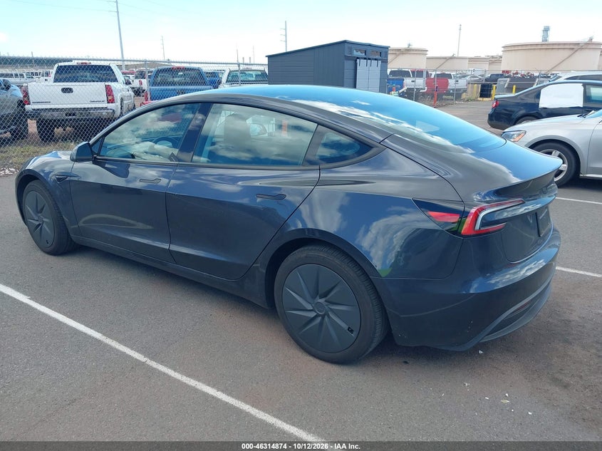 Vin: 5yj3e1ea8tf151874, lot: 46815097, tesla model 3 premium rear-wheel drive/rear-wheel drive 20263