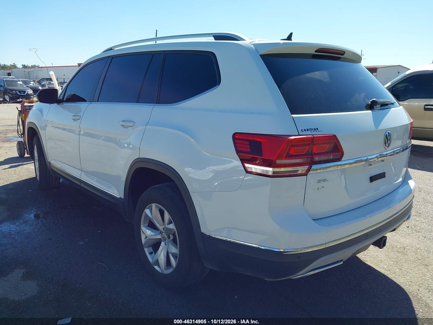 Vin: 1v2mr2caxjc525993, lot: 46815128, volkswagen atlas 3.6l v6 sel 20183