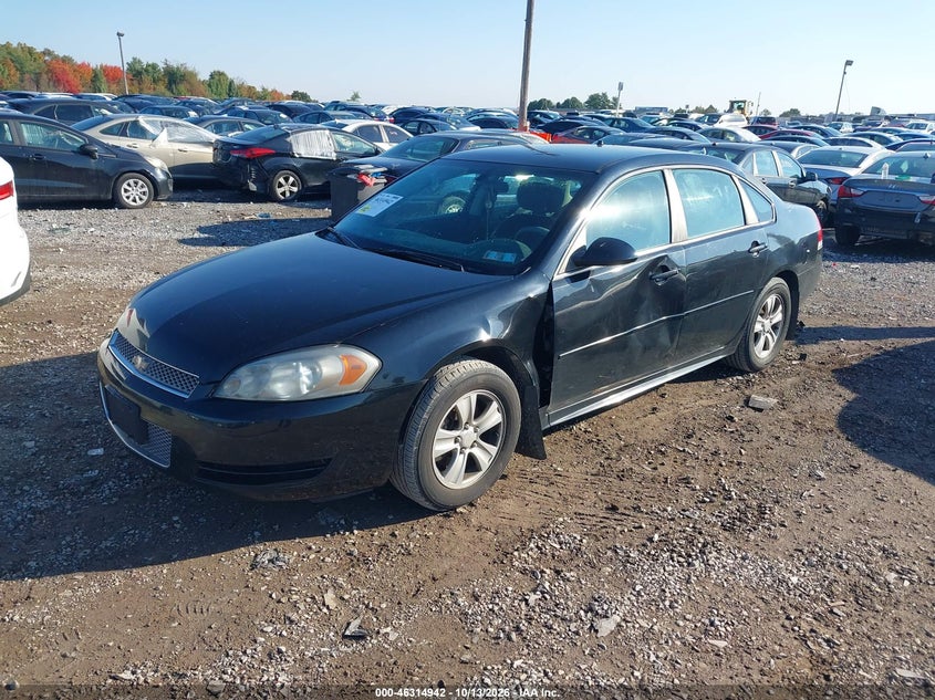 Vin: 2g1wf5e33c1171416, lot: 46815165, chevrolet impala ls 20122