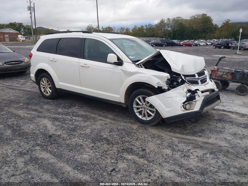 Vin: 3c4pdcbg2ft649454, lot: 46815177, dodge journey sxt 20151